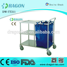 Medizinischer Behandlungswagen des rostfreien Stahls DW-TT211 des chirurgischen Instrumentes